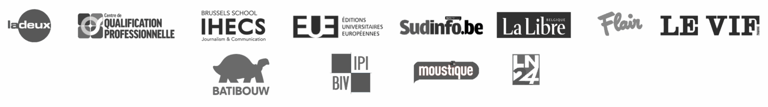 Ils parlent de nous : logos des médias